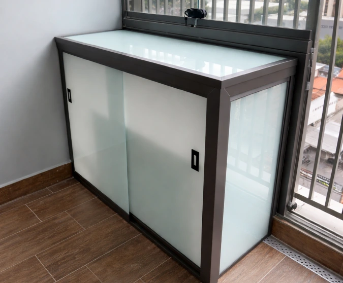 Adaptação para ar-condicionado com solução funcional e acabamento discreto
