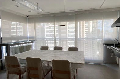 Projeto em vidro de alto padrão com design moderno e acabamento sofisticado